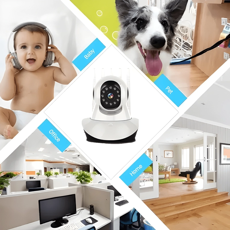 CAMARA SEGURIDAD IP WIFI HD MOTORIZADA VISION NOCTURNA PLUS - 3