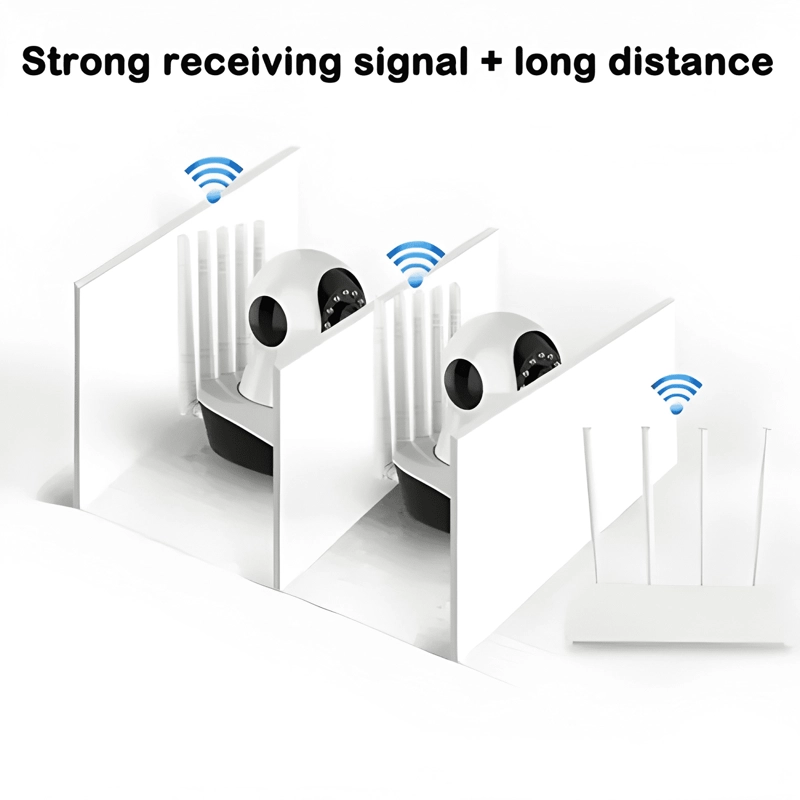 CAMARA SEGURIDAD IP WIFI HD MOTORIZADA VISION NOCTURNA PLUS - 4