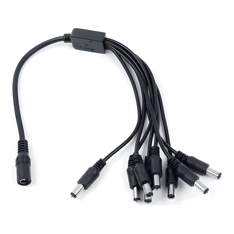 FUENTE PODER CAMARAS SEGURIDAD 12V 8A + CABLE PODER + PULPO - 2
