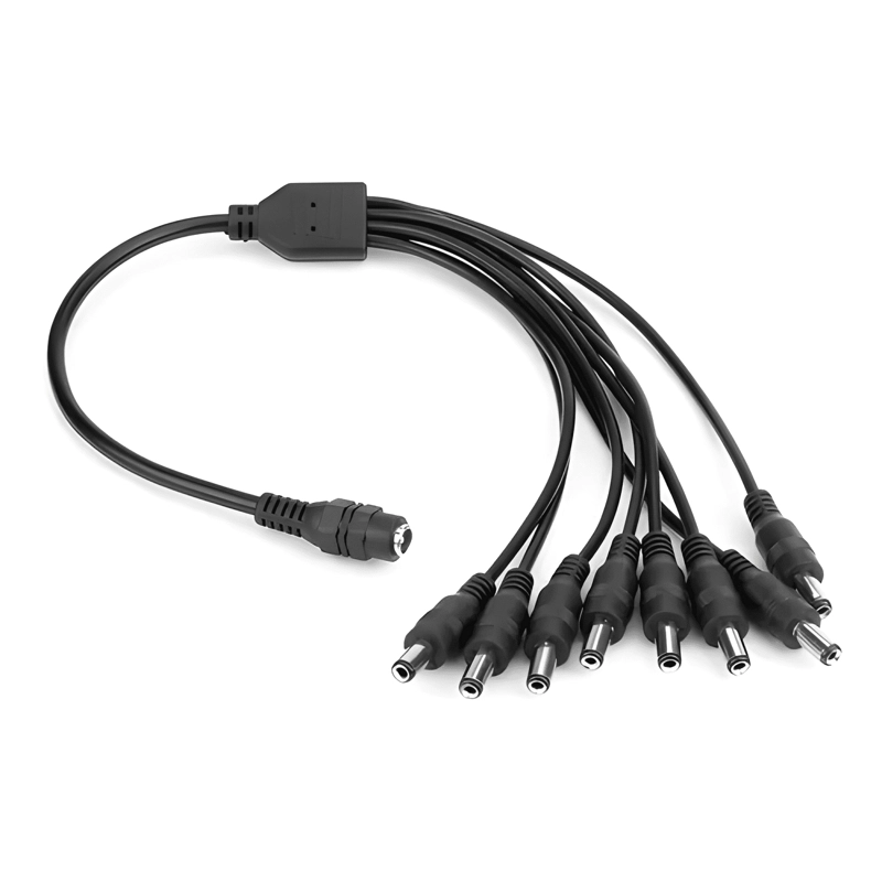 FUENTE PODER CAMARAS SEGURIDAD 12V 8A + CABLE PODER + PULPO - 3
