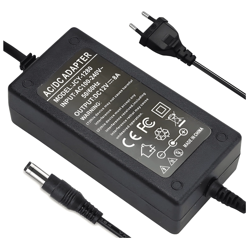 FUENTE PODER CAMARAS SEGURIDAD 12V 8A + CABLE PODER + PULPO - 4