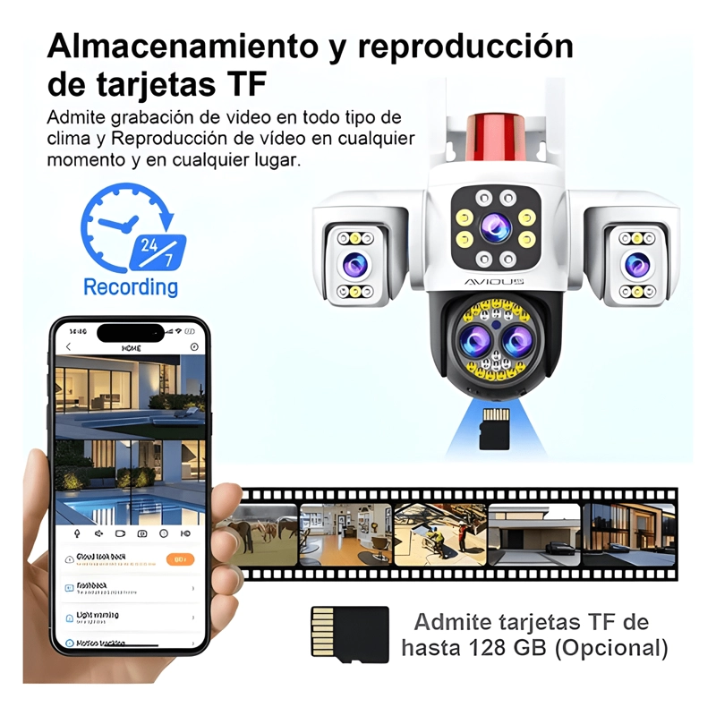 CAMARA DOMO IP WIFI YOOSEE EXTERIOR FULL HD 1080P VISION - 3