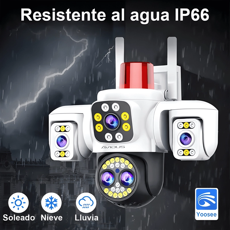CAMARA DOMO IP WIFI YOOSEE EXTERIOR FULL HD 1080P VISION - 4