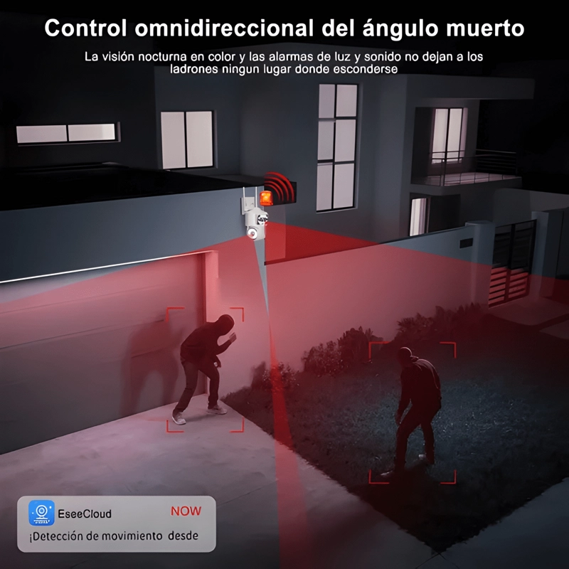2NLF® 5G CAMARA DE SEGURIDAD WIFI INALAMBRICA DUAL MOD3 - 2