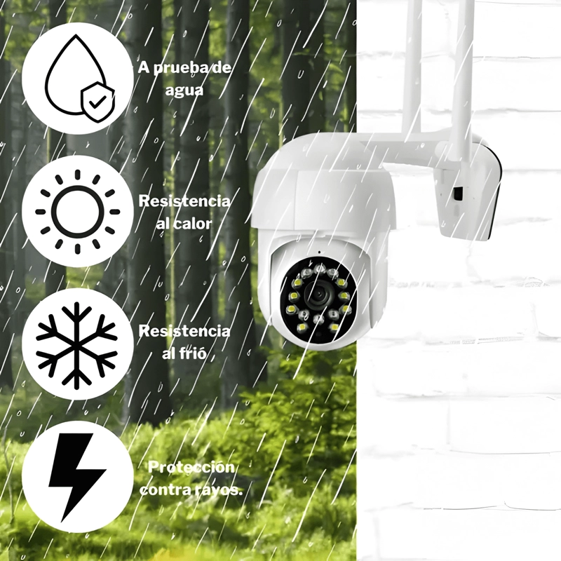 CAMARA DE SEGURIDAD SMART CAMERA WIFI INALAMBRICA BLANCO - 1