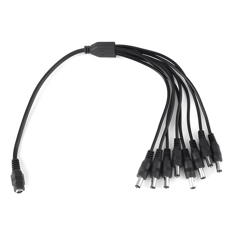 SPLITTER PULPO ALIMENTACION 1X8 CCTV CAMARAS - 3