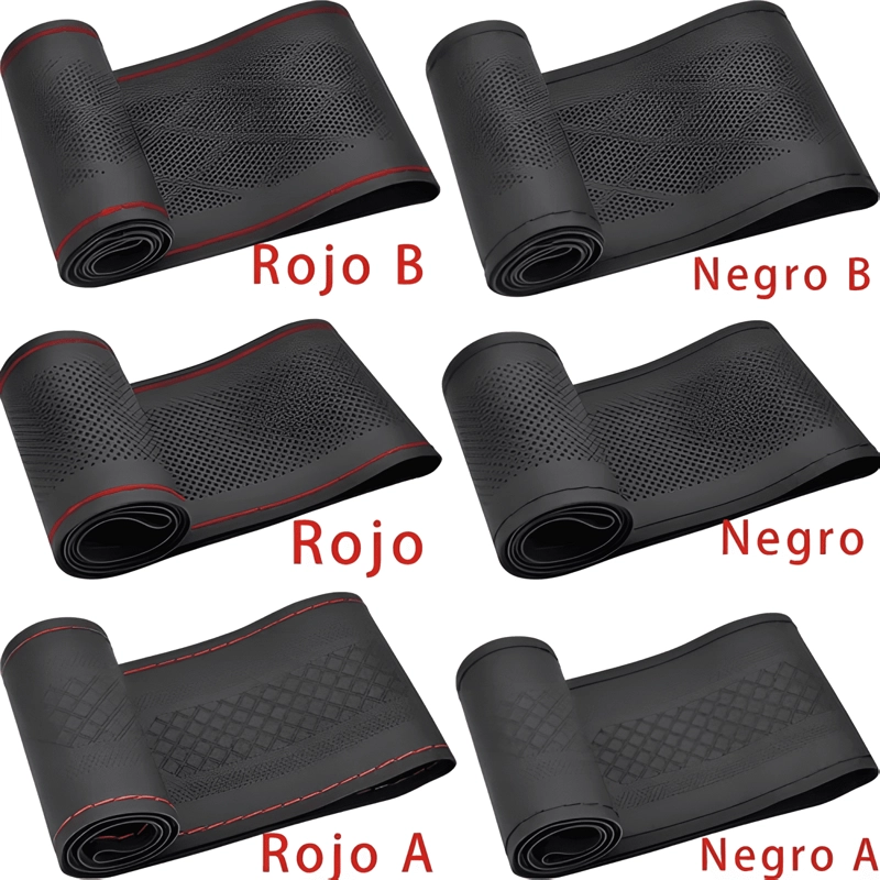 FUNDA CUBRE VOLANTE COSIDO ANTIDESLIZANTE ECOCUERO PARA ULTR - 3