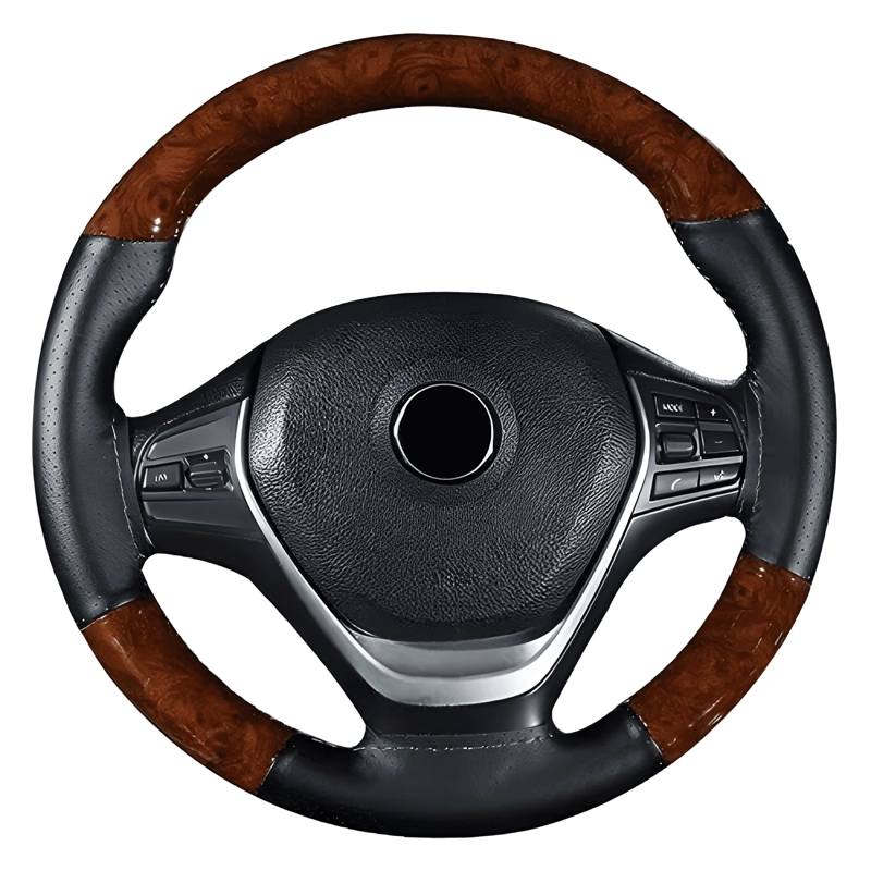 FUNDA VOLANTE AUTO ANTIDESLIZANTE COSIDA LUXURY - 4