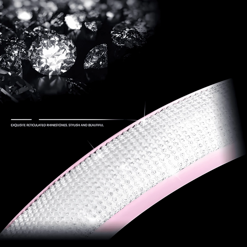 FUNDA CUBRE VOLANTES ACCESORIOS AUTO DIAMANTE REDONDO MAX - 1