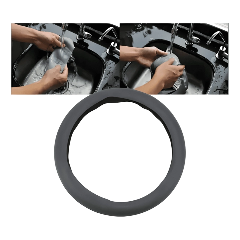 FUNDA PROTECTORA DE VOLANTE ELASTICO GOMA ANTIDESLIZANTE - 2