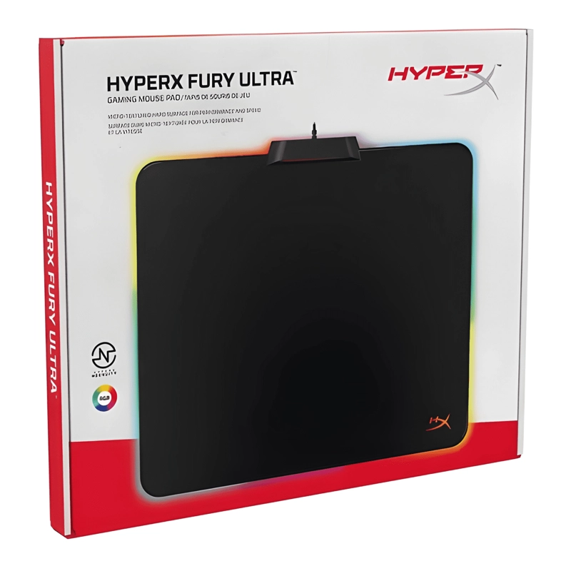 MOUSE PAD HYPERX FURY ULTRA ILUMINACION RGB 360º NEGRO - 4