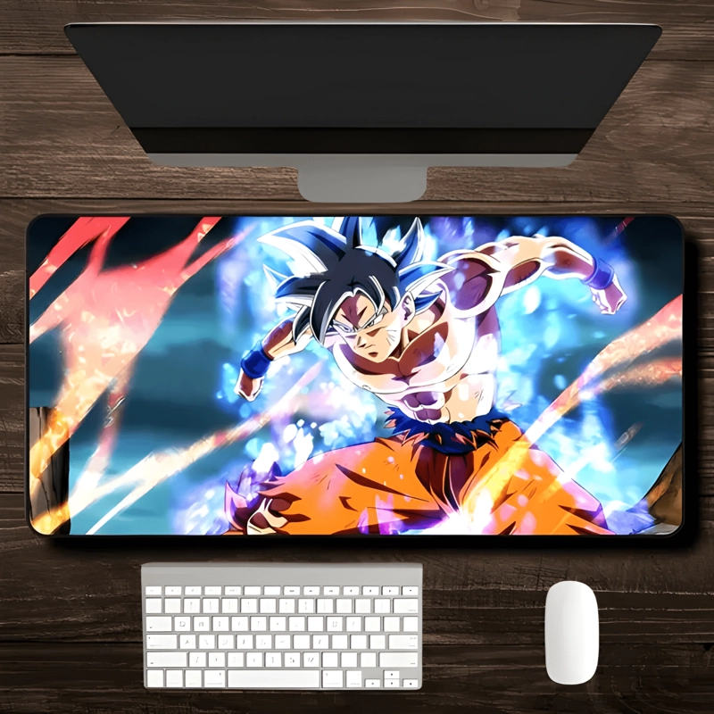 MOUSE PAD GIGANTE DISEÑO GOKU DRAGON BALL SUPER 80X40CM XXL - 1
