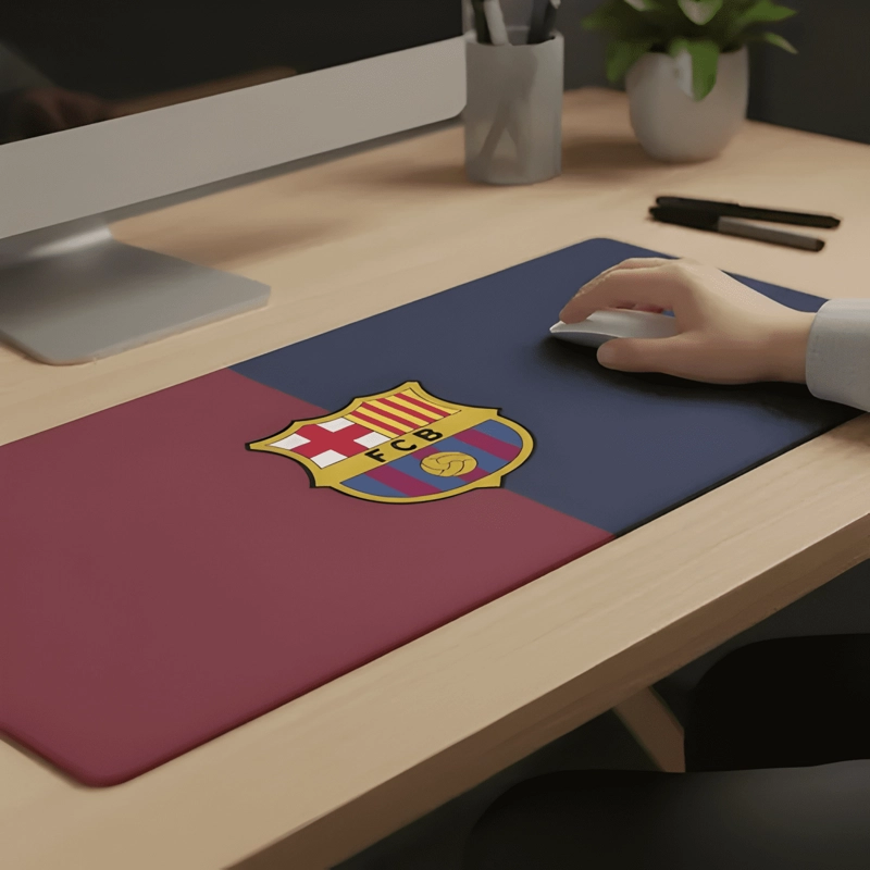 MOUSE PAD GAMER FC BARCELONA FUTBOL XXL 70X30 CM - 2