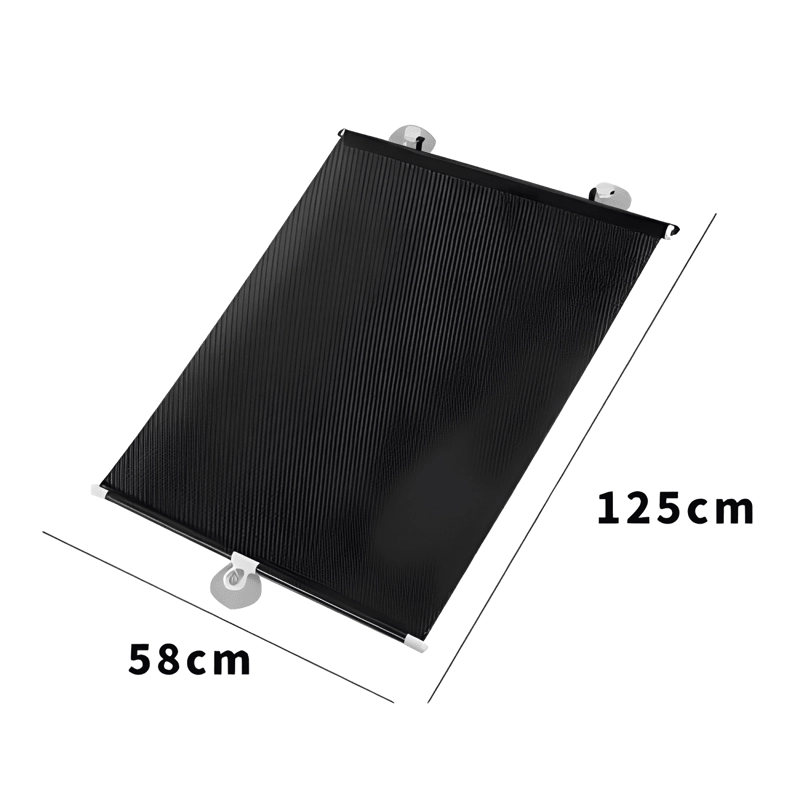 CORTINA RETRACTIL PARASOL PARABRISAS AUTO O CAMIONETA 58X125 - 2