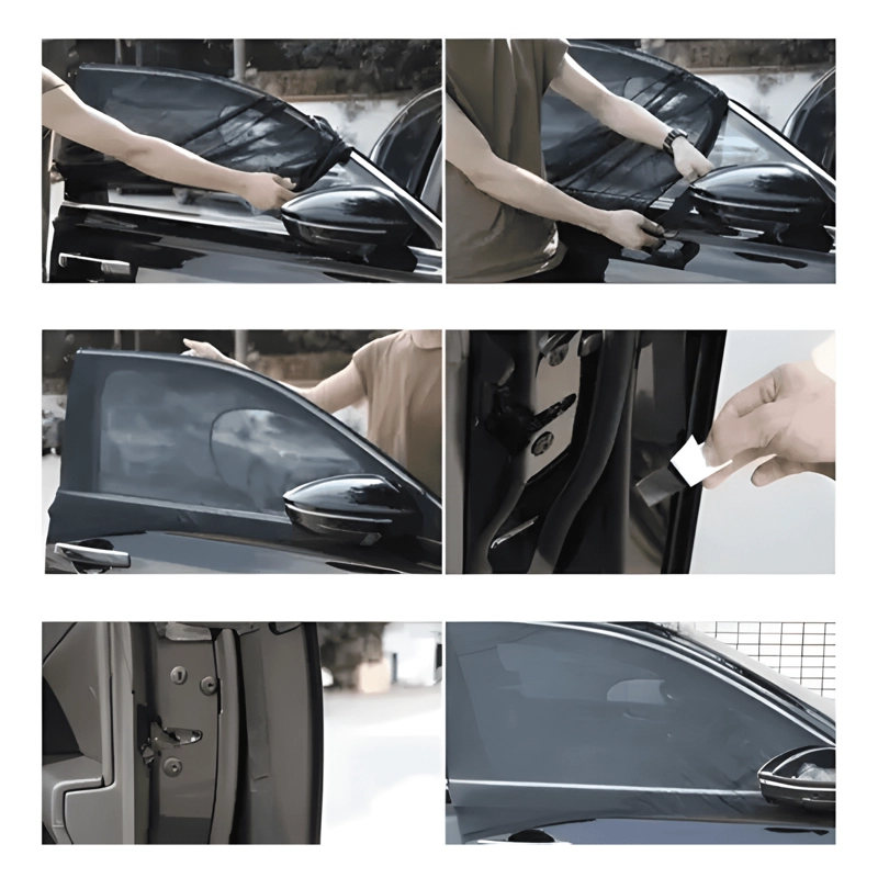 MALLA VENTANA AUTO TAPA SOL PROTECTOR DE VENTANA AUTO - 2