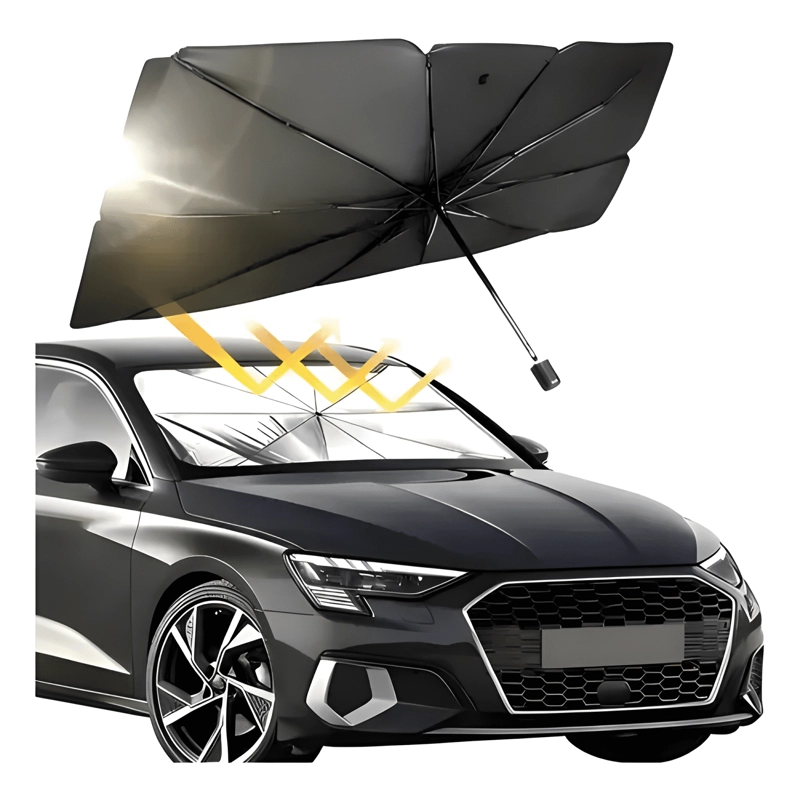 QUITASOL PARASOL PARABRISAS AUTO TIPO SOMBRILLA CUBRE SOL II - 1