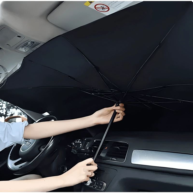 QUITASOL PARASOL PARABRISAS AUTO TIPO SOMBRILLA CUBRE SOL II - 4
