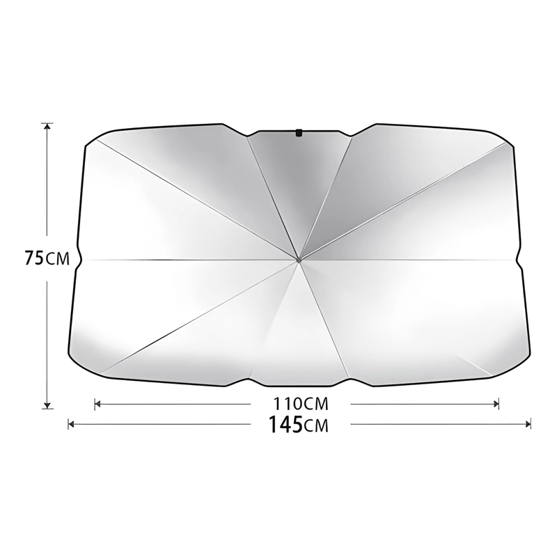 PARABRISAS AUTO SOMBRILLA PARA AUTO QUITASOL PARASOL PLUS - 4