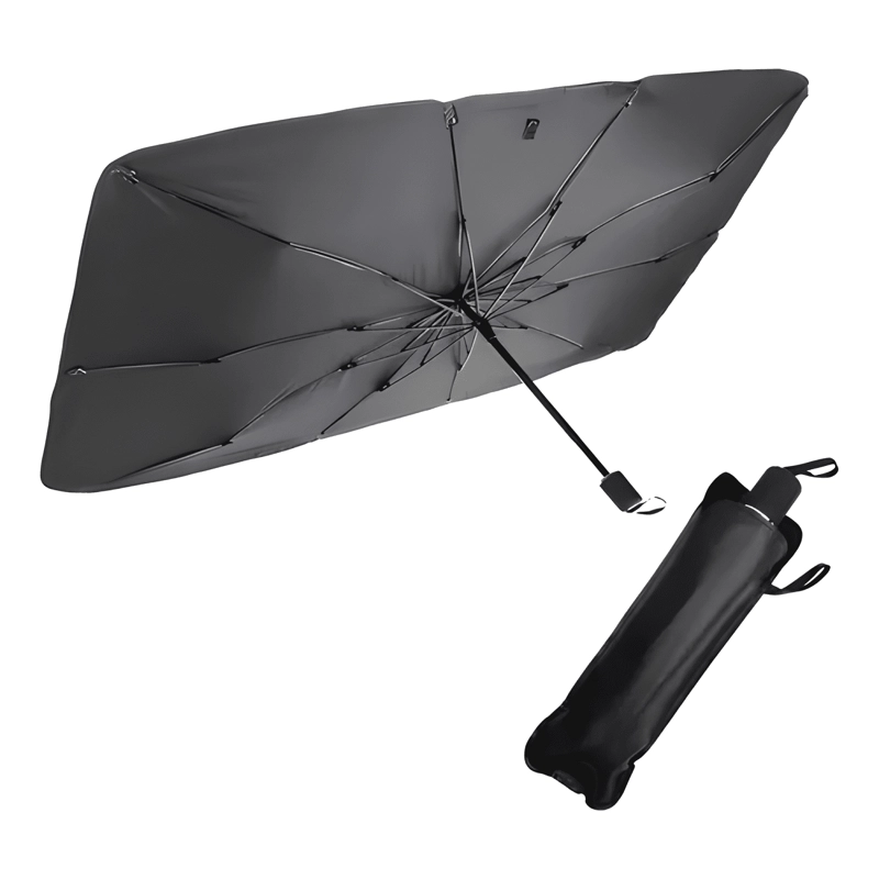 QUITASOL PARASOL PARABRISAS AUTO TIPO SOMBRILLA CUBRE MAX - 1