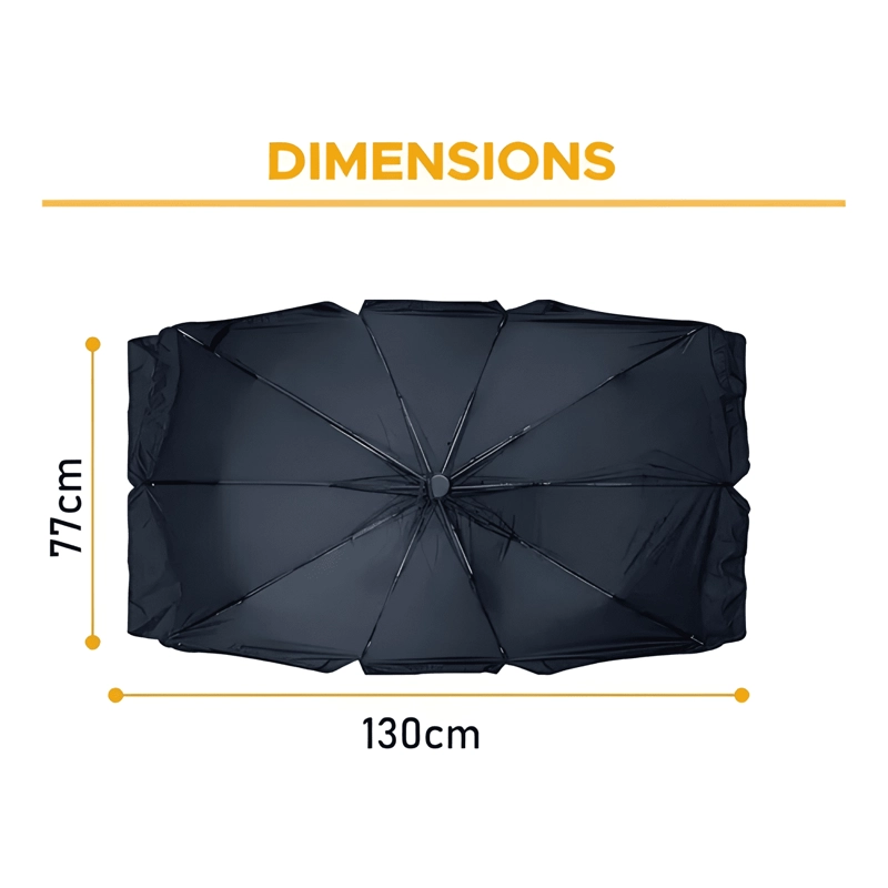 QUITASOL PARASOL PARABRISAS AUTO SOMBRILLA CUBRE SOL VERANO - 2