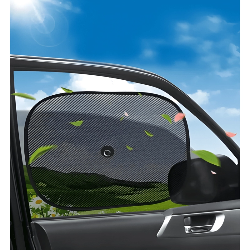 TAPA SOL PROTECTOR AUTO PARA VENTANILLA LATERAL 36CMX44CM X2 - 2