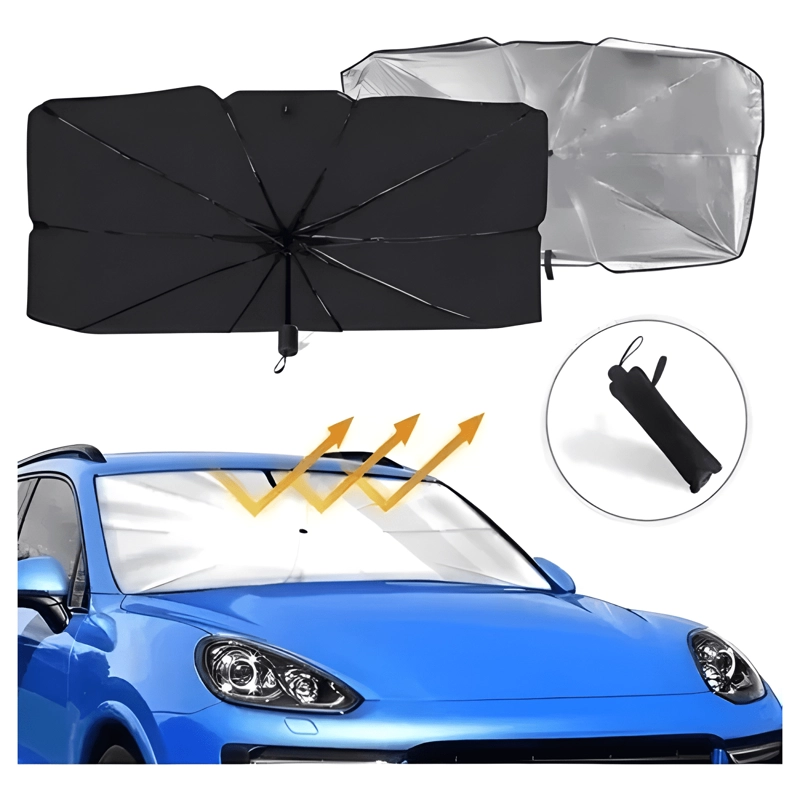 PARASOL DE AUTO QUITA SOL DE PARABRISA TIPO SOMBRILLA - 1