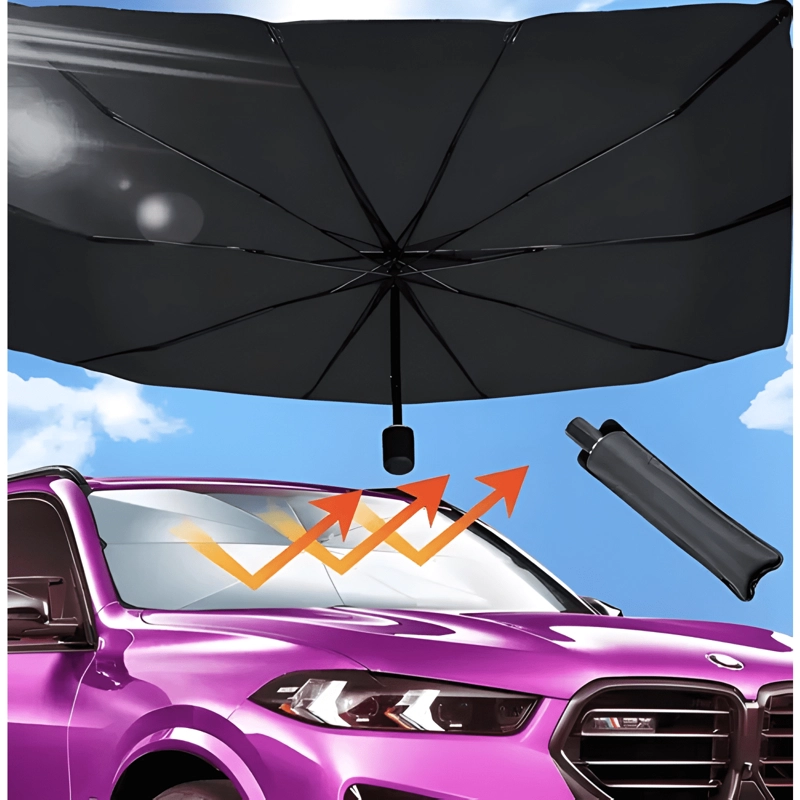 QUITASOL TIPO SOMBRILLA PARA AUTO PARASOL RETRACTIL PLUS - 4