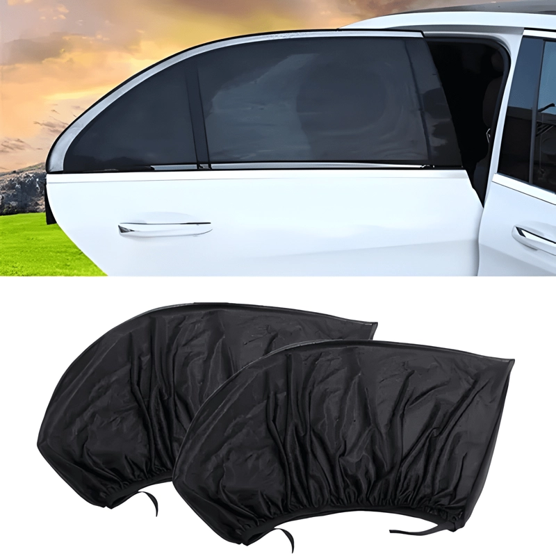 X2 UNIDAD PARASOL TRASERO AUTO PROTECTOR SOLAR FILTRO UV - 1