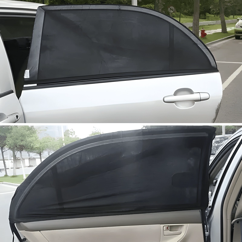 X2 UNIDAD PARASOL TRASERO AUTO PROTECTOR SOLAR FILTRO UV - 2