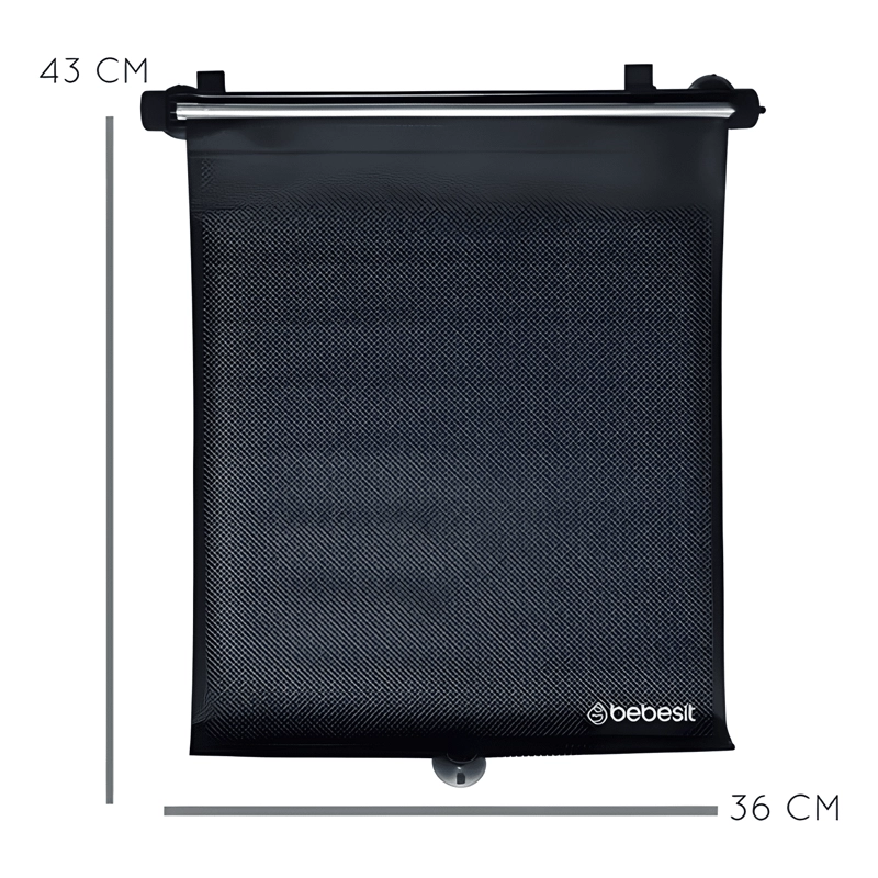 PROTECTOR UV X2 SOL AUTO PARASOL ROLLER BEBE DOBLE UNIVERSAL - 4