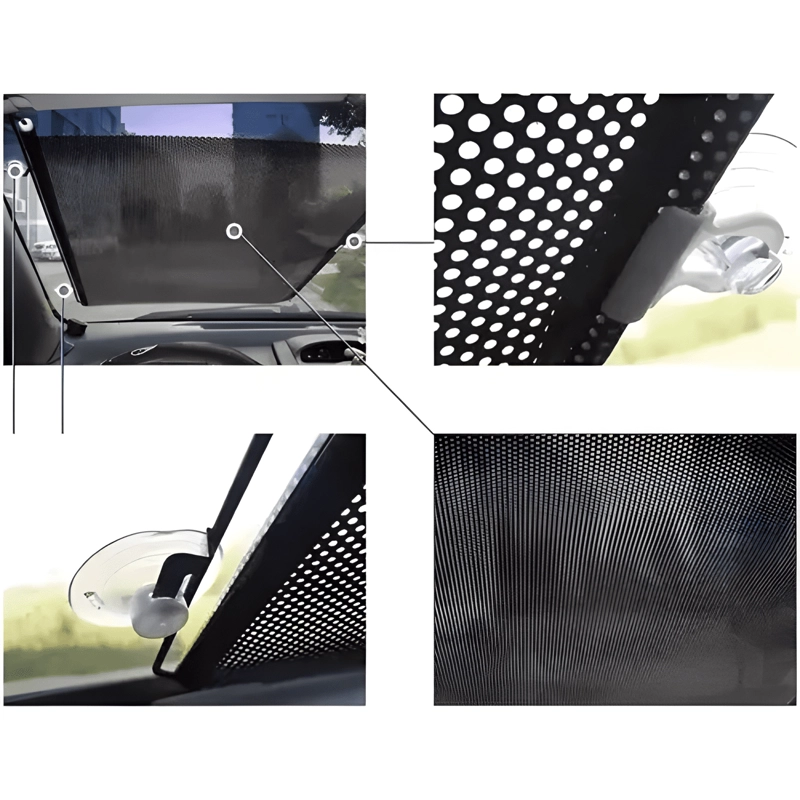 QUITASOL RETRACTIL PARASOL ENROLLABLE PARABRISAS AUTO PLUS - 4