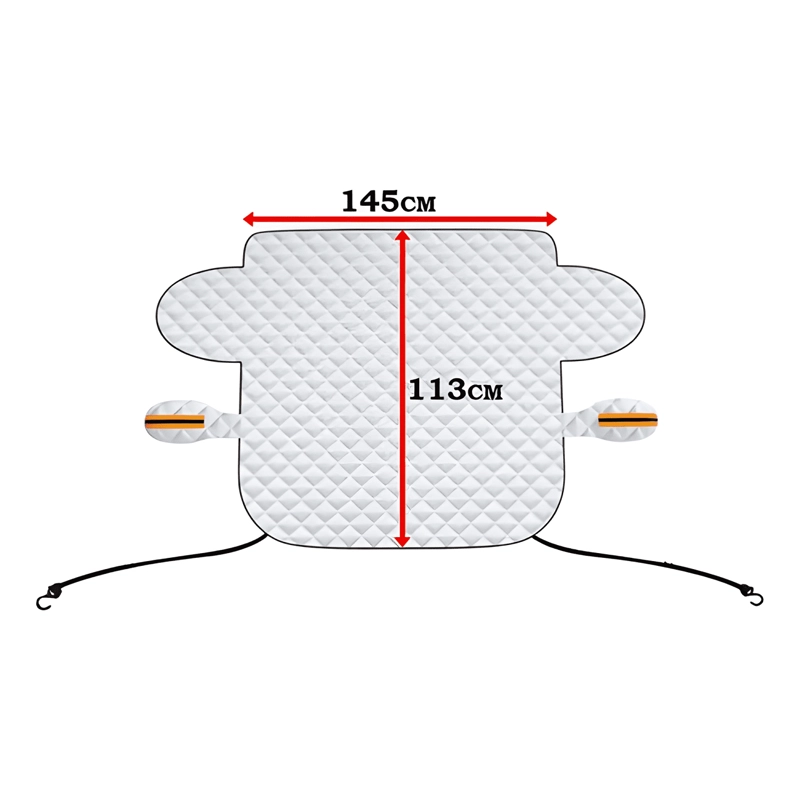 FUNDA PROTECTORA SOL Y NIEVE CUBRE PARABRISA AUTOMOVIL MAX - 2