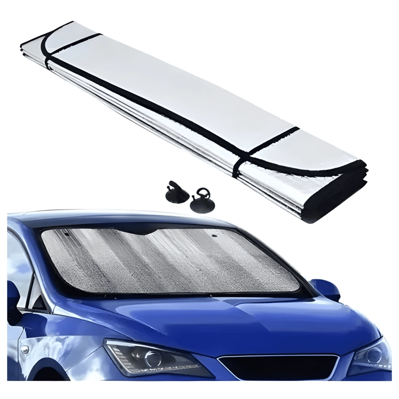 PROTECTOR SOLAR PARABRISA SOMBRILLA TAPA SOL AUTO 130X60 CM - 1