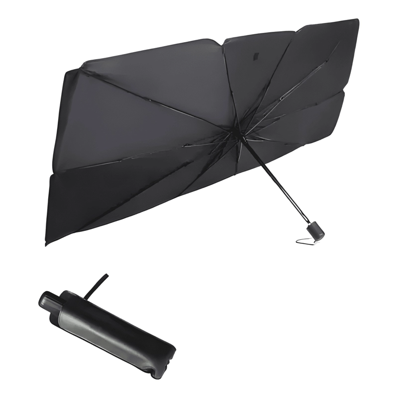 QUITASOL PARASOL PARABRISAS AUTO TIPO SOMBRILLA CUBRE SOL V - 1