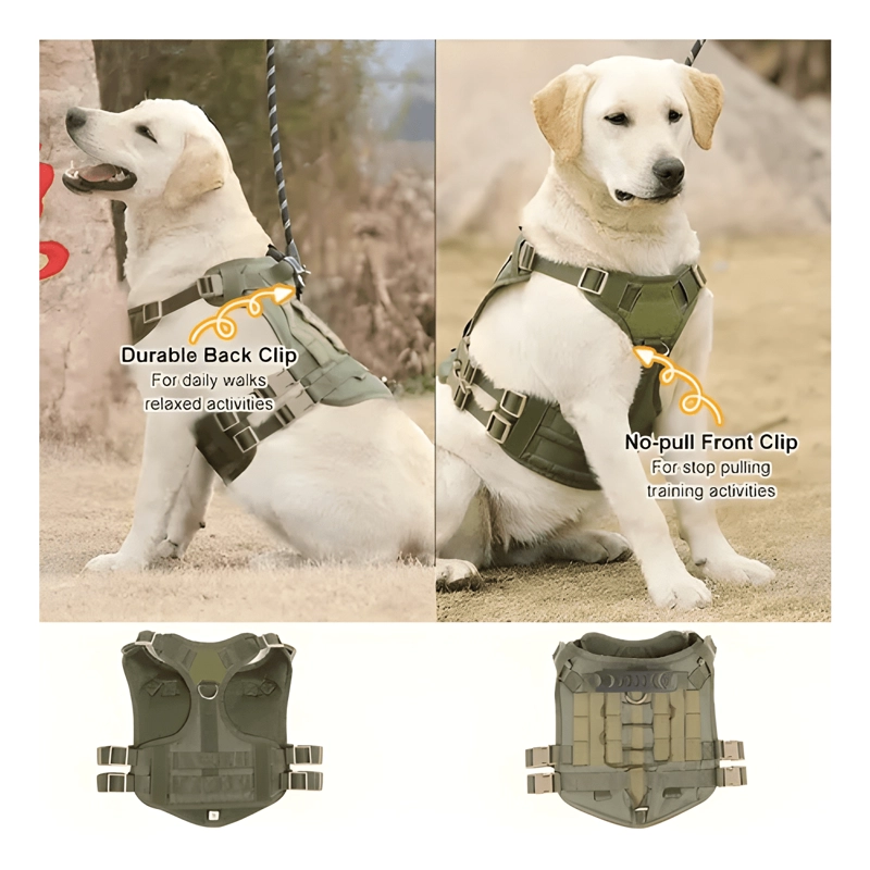 ARNE S TACTICO PROFESIONAL AJUSTABLES PARA PERROS GRANDES - 3
