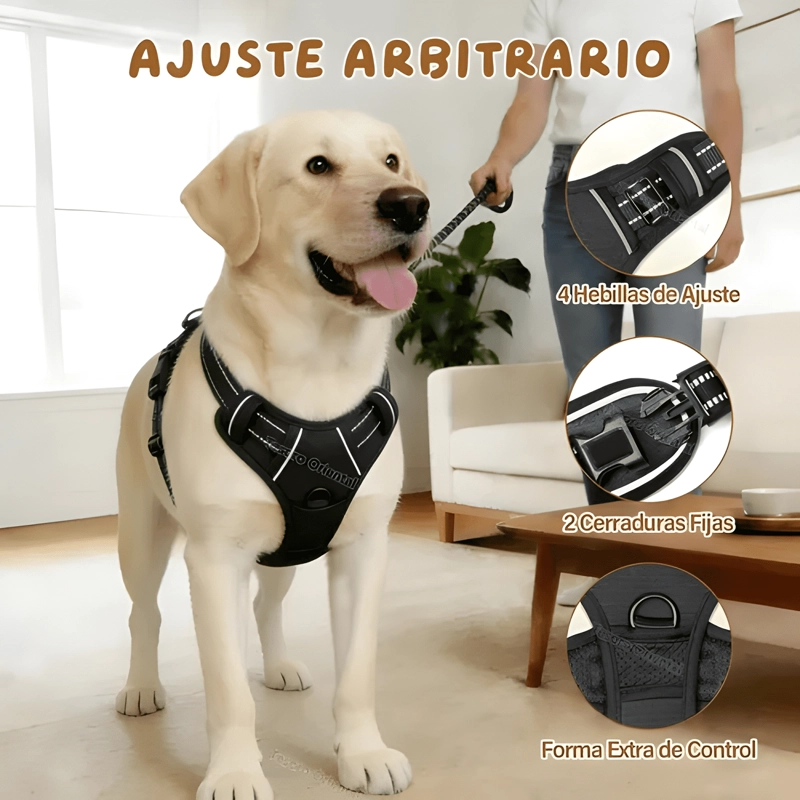 PECHERA PERRO ARNE S ANTI TIRONES REFLECTANTE CORREA #10 - 4