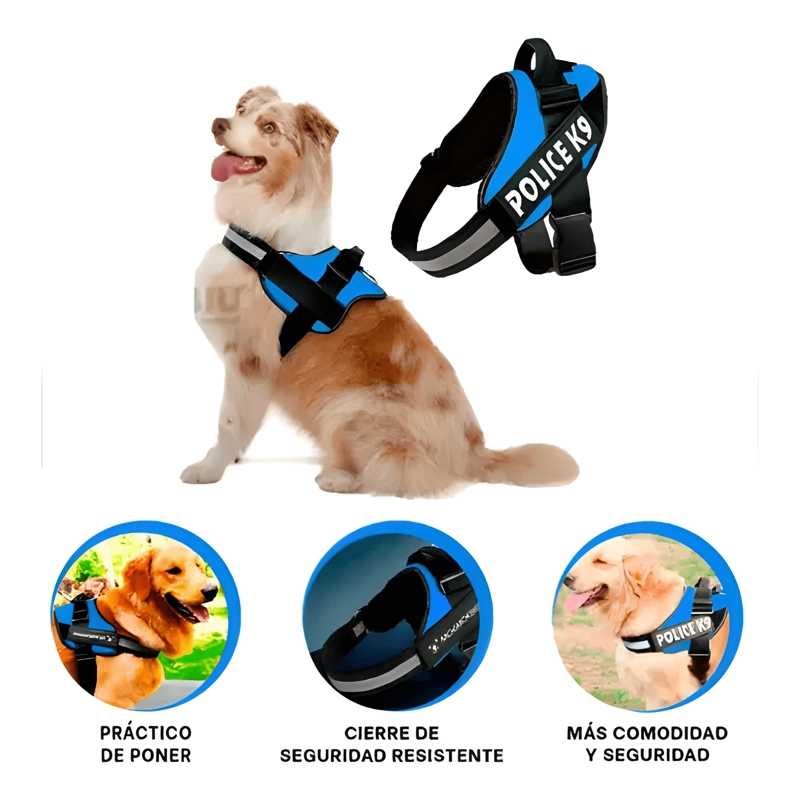 ARNE S POLICE K9 REFORZADO PARA PERROS PEQUEÑOS TALLA S - 3