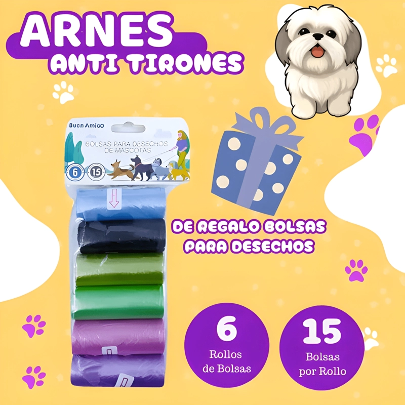 ARNE S TACTICO ANTI TIRONES PARA PERROS GRANDES - 1