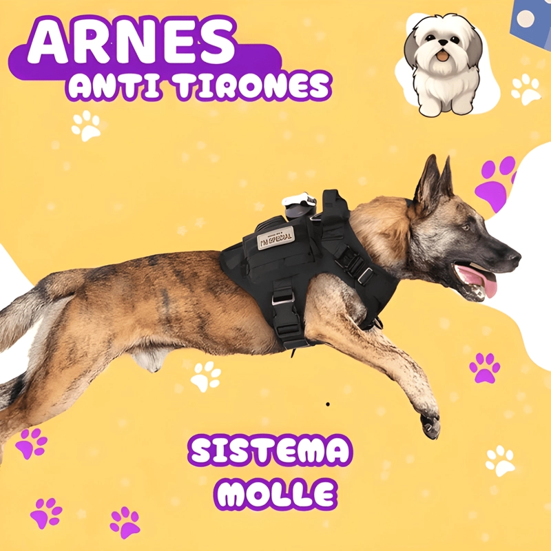 ARNE S TACTICO ANTI TIRONES PARA PERROS GRANDES - 3
