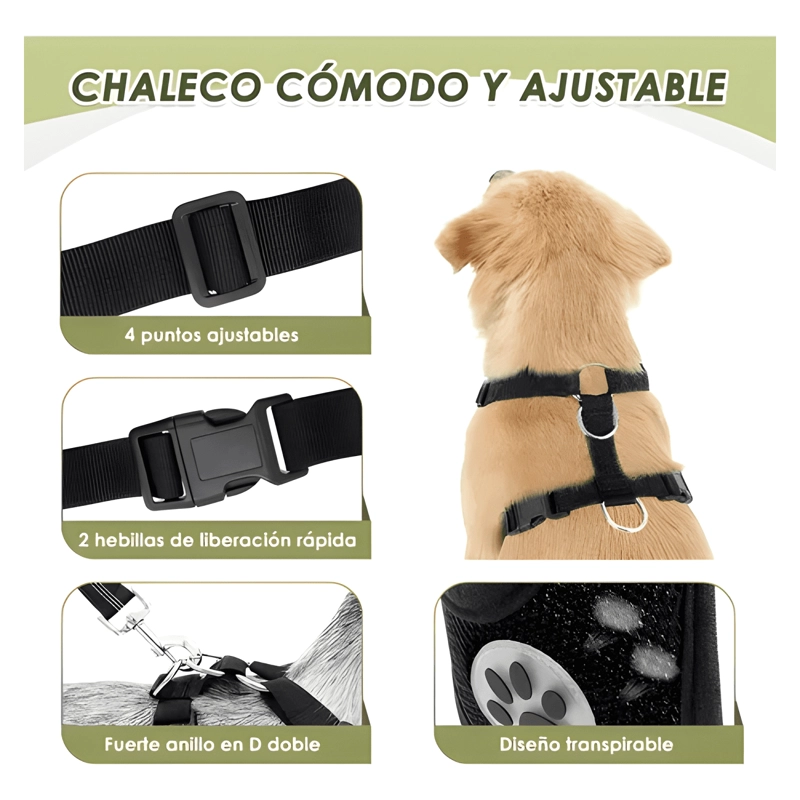 ARNE S AJUSTABLE REFLECTANTE CON CINTURON SEGURIDAD #2 - 4