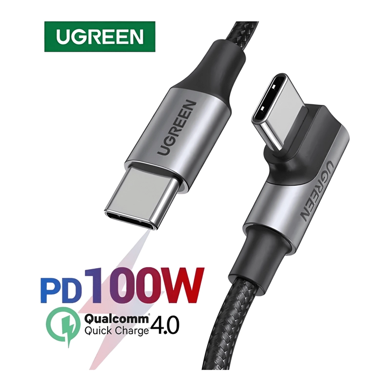 GENÉRICO CABLE USB-C 2.0 A USB-C 2.0 1M NEGRO