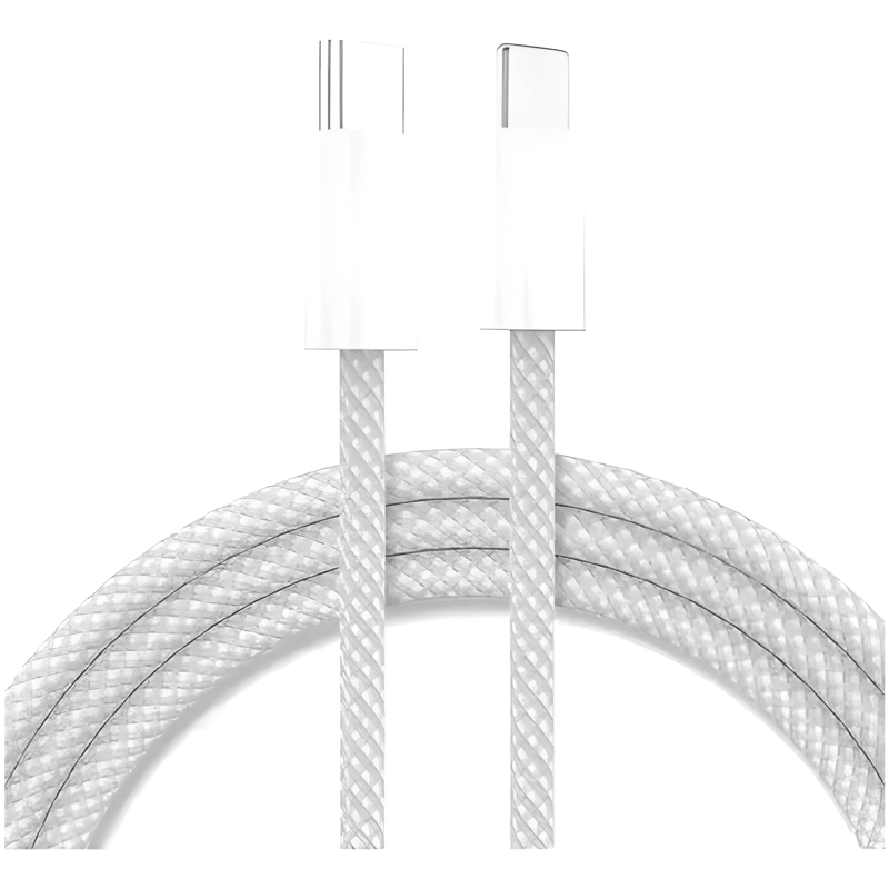 CABLE USB TIPO C CARGA RAPIDA NYLON TRENZADO PARA IPHONE 2MT - 2