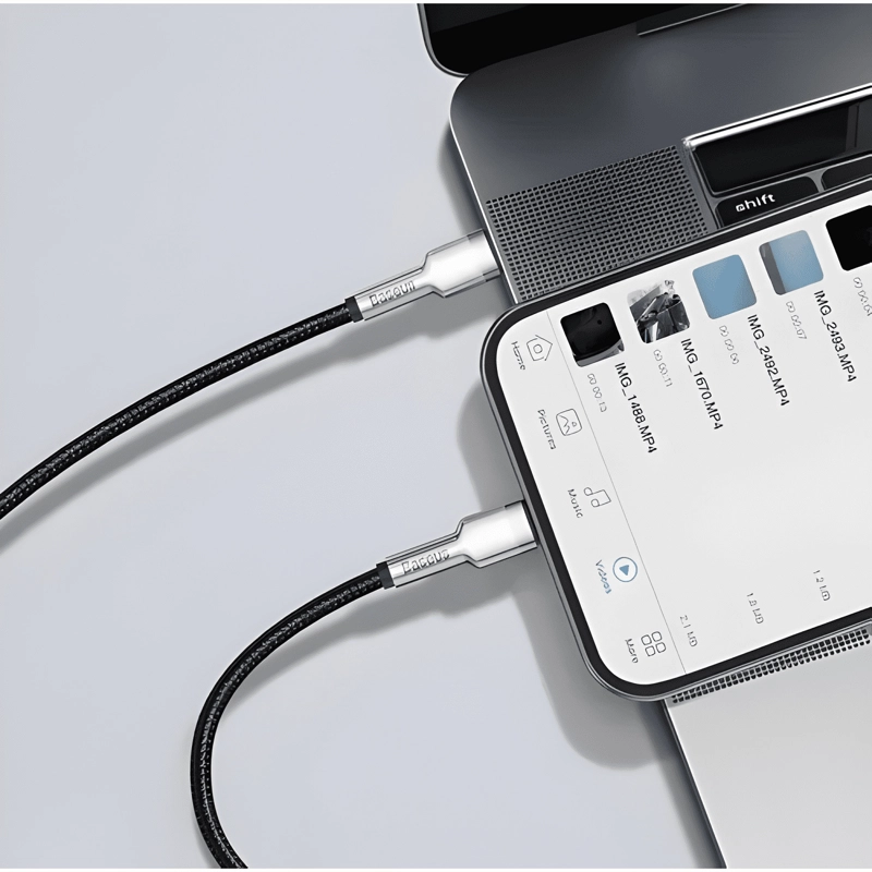 CABLE IPHONE 2 METROS USB C TIPO C LIGHTNING CARGA RAPIDA - 4