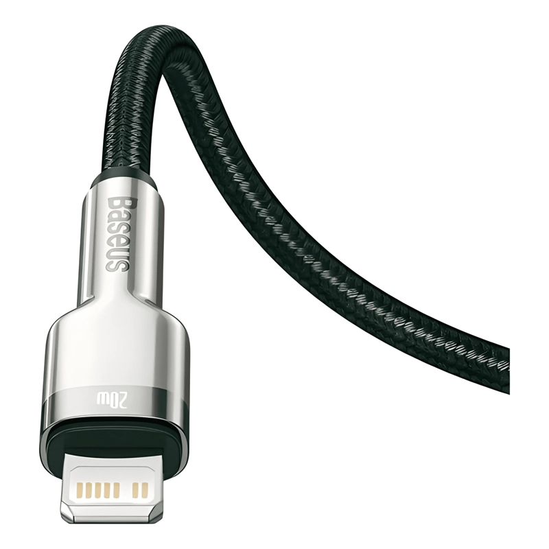 CABLE CARGA RAPIDA TIPO C A LIGHTNING 2M 20W VERDE - 3