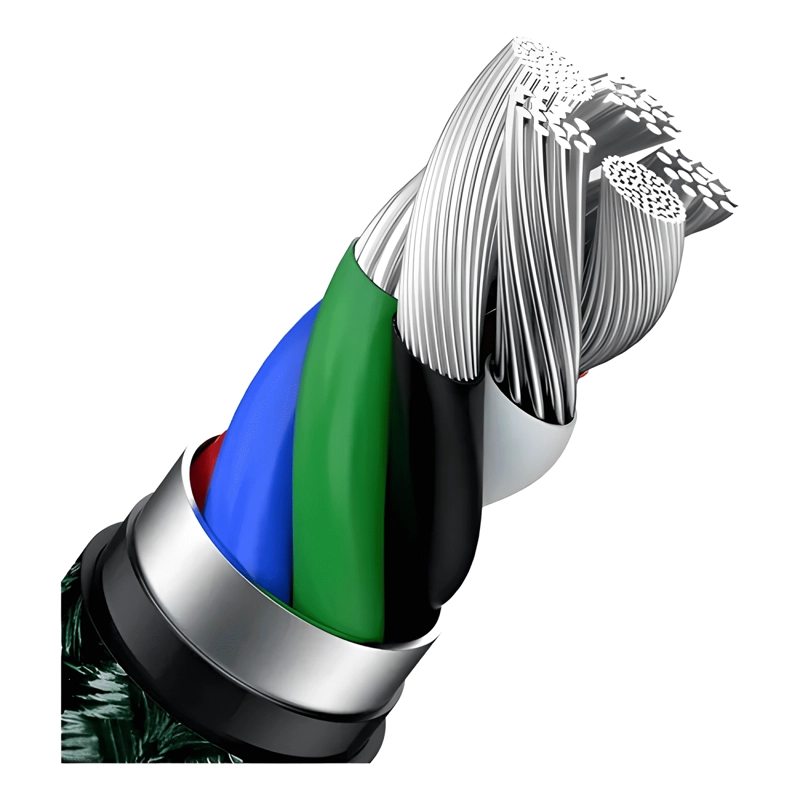 CABLE CARGA RAPIDA TIPO C A LIGHTNING 2M 20W VERDE - 4