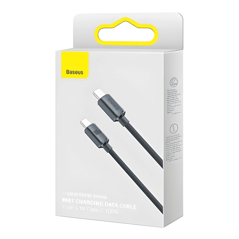 CABLE TIPO C A C DE CARGA RAPIDA 100W 1.2M EPA NEGRO - 2