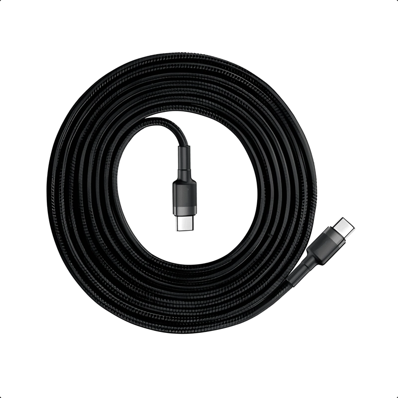 CABLE USB C A TIPO-C 100W CARGA RAPIDA 1M REFORZADO NEGRO - 1