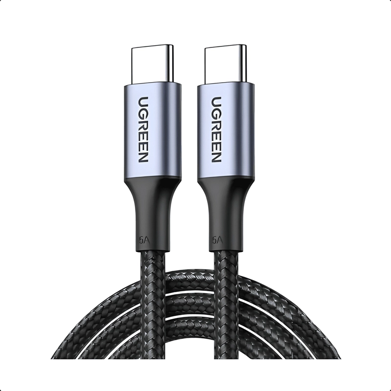 CABLE CARGA RAPIDA ENTRADA USB TIPO C 100W 1 METRO - 2