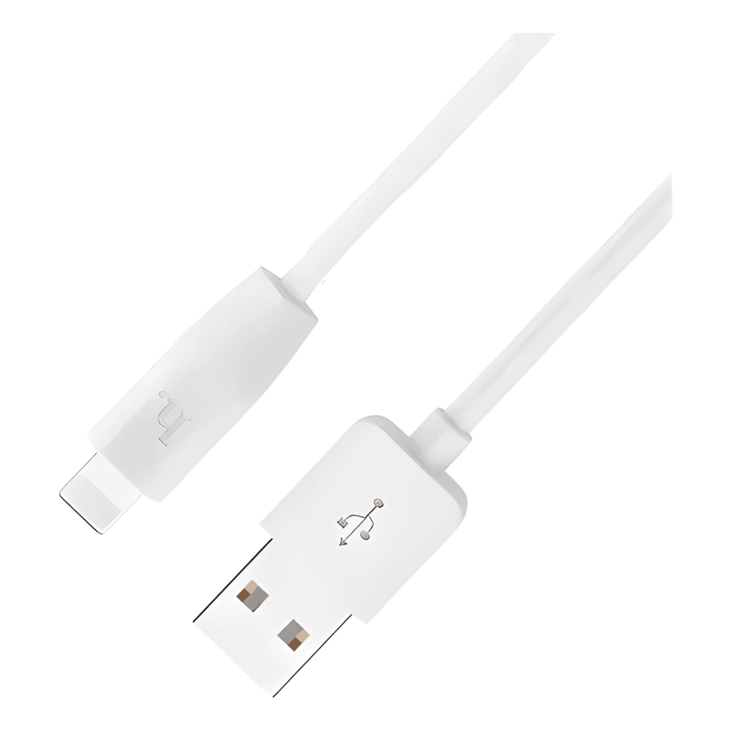 GENÉRICO CABLE USB A IP HOCO X1 CARGA RAPIDA Y DURABILIDAD BLANCO