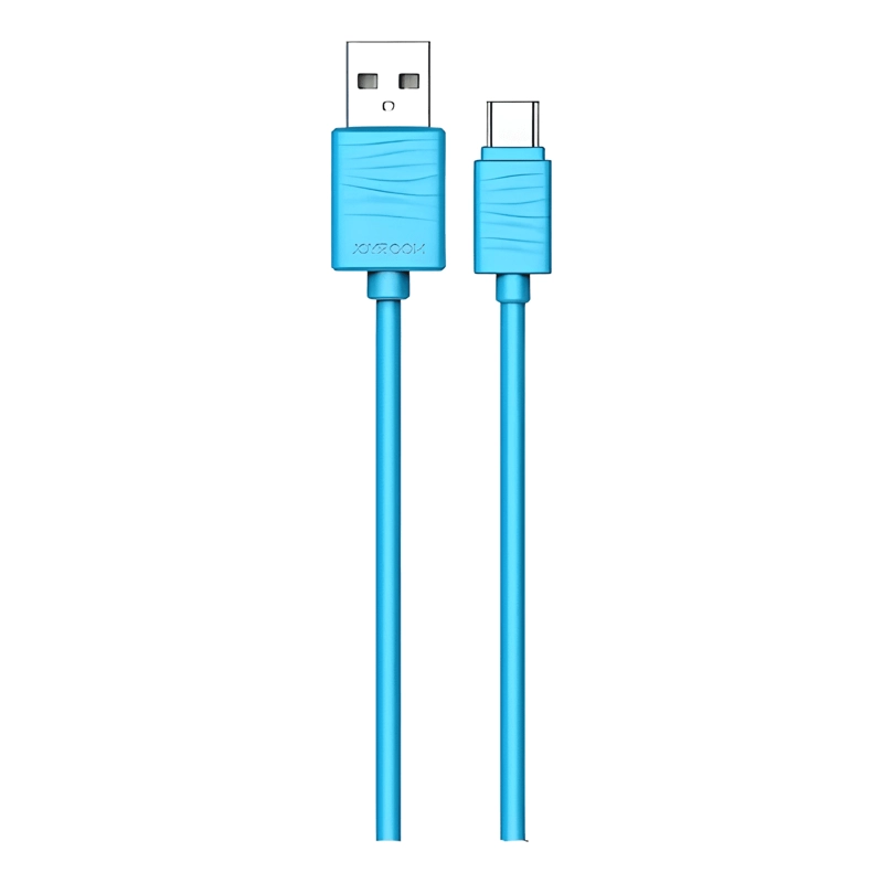 CABLE TIPO C CARGA RAPIDA 1 METRO JOYROOM JR-S118 CELESTE - 2
